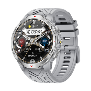 Outdoor Sports Smart Watch 1100mAh Battery Flashlight 3ATM