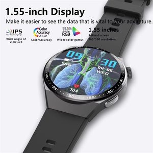 Senior Health Smartwatch ECG HRV Sleep Monitor SOS Fall Detection