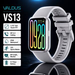 VALDUS VS13 Smartwatch IP68 Waterproof BT Call Women's Health Heart Rate AI Voice Assistant