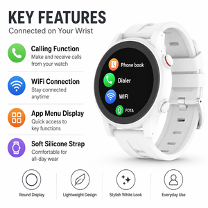 IP67 WiFi Waterproof SOS Emergency Call Fall Detection GPS Health Tracking 4G LTE
